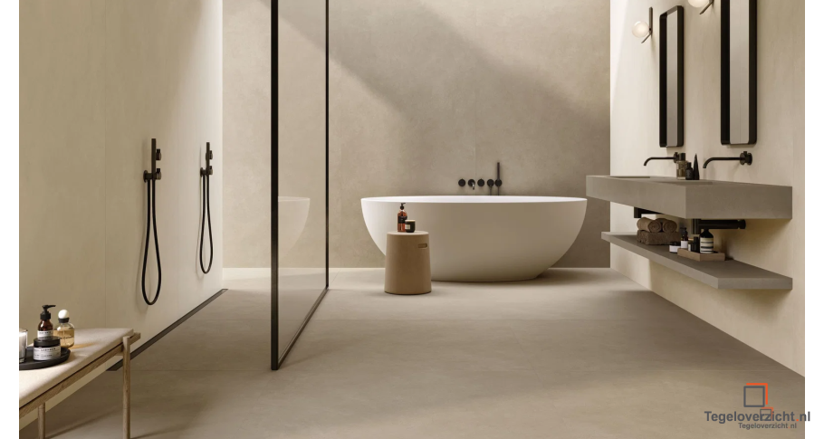 Atlas Concorde Boost Natural betonlook vloertegel 60x60 cm