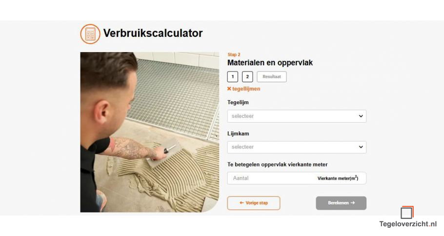 Hoeveel tegellijm heb je nodig voor jouw project?