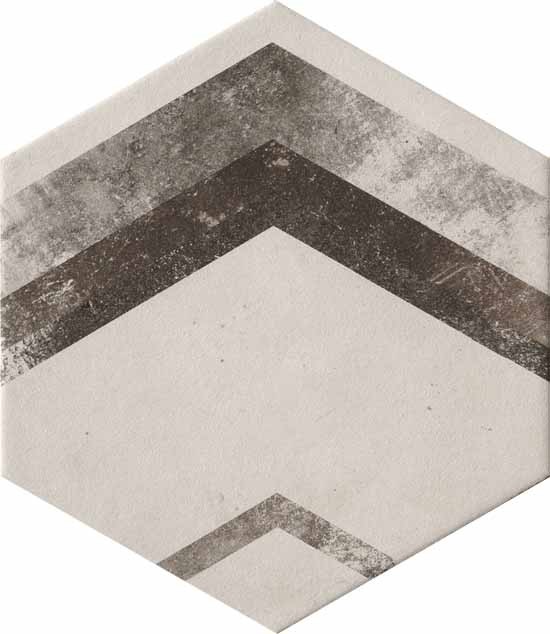 Cir Miami 24x27,7cm Mix Esagonia vloertegel
