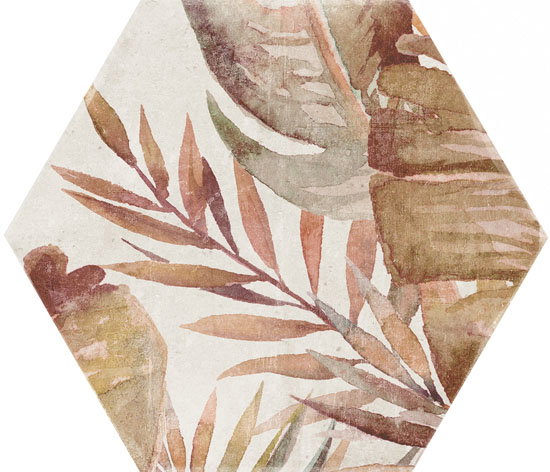 Zyx Amazonia 32X36,8cm Cotto Vloertegel - Natuurstenen stijl met