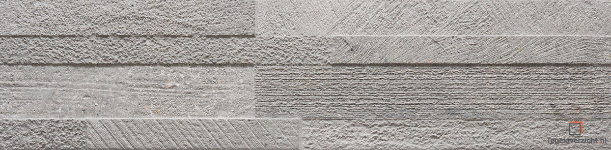 Rondine Loft3D 15x61cm Grijs betonlook steenstrip buiten