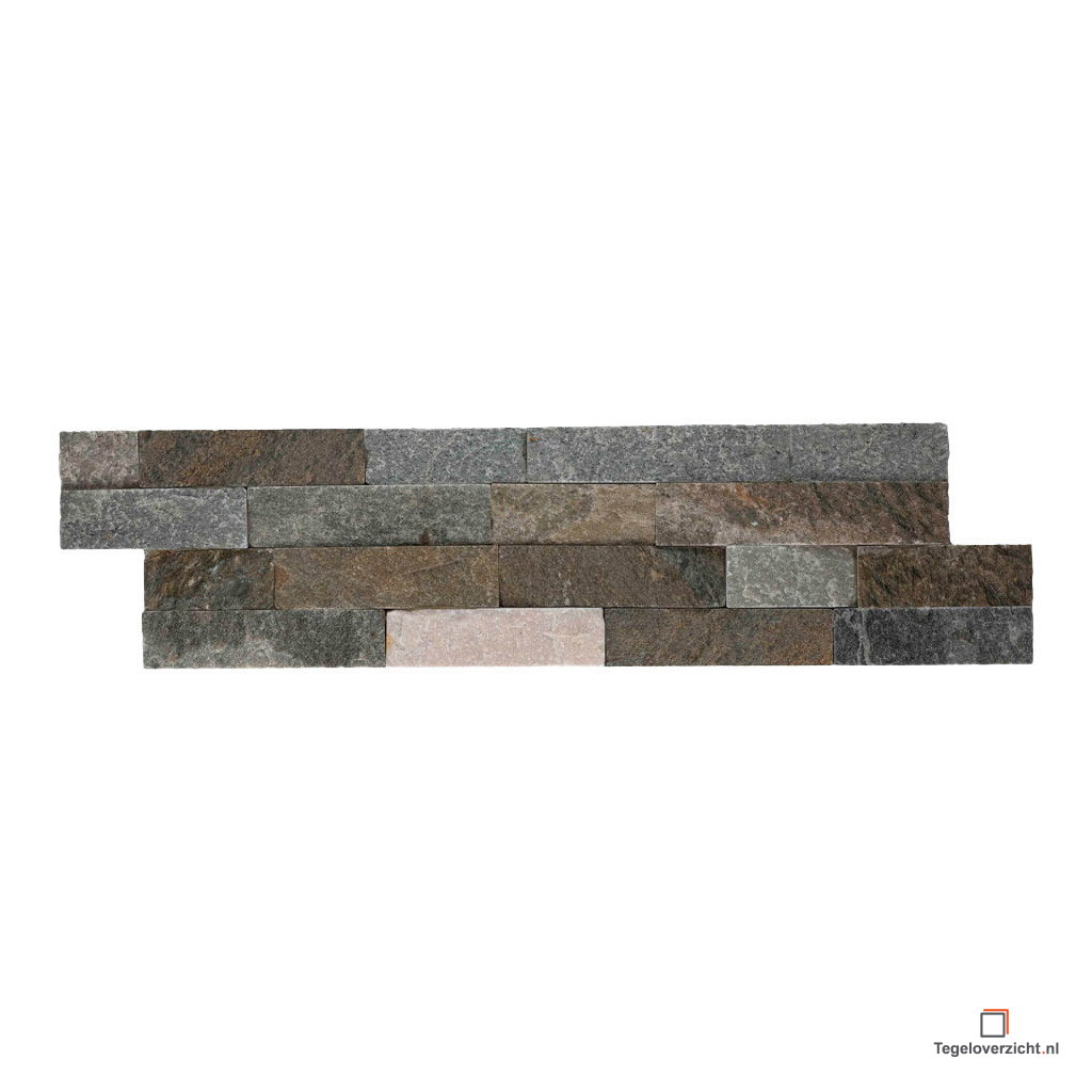 Stabigo Stone Panel steenstrip wandpaneel grijs 15x50 cm