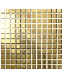 CeraVision Porcelain Goud 30x30cm (Nature Gold Glossy (23x23) Mozaïek Ceravision)