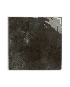 CeraVision Enamel Zwart 12,5x12,5cm (Enamel Square Charcoal Ceravision)