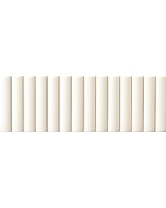Micro Fluted White Matt 10X30 8mm
