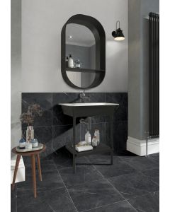 Magica Classica Nero Marquina matt rett 60X60 10mm