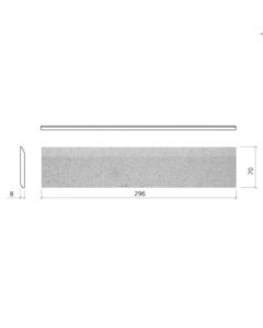 Mosa 75155BN307 Global Collection flaked opal blue pattern matt 30x7 8mm