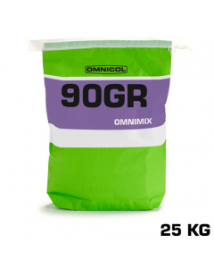 Omnicol Omnimix 90 GR Grijs Hoogbelastb.snelverhard wand-egalisatiemort.25Kg
