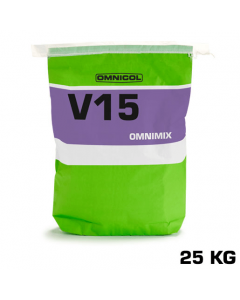 Omnicol Omnimix V15 Universele vloer-egalisatiemortel 25 Kg.Grijs