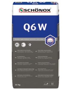 Schonox Q6 W 487540 Wit Afbindende poederlijm 25kg.Wit