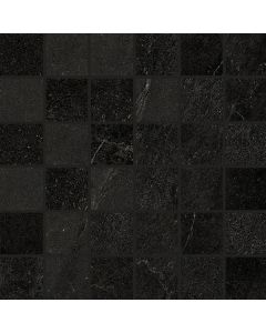 Italgraniti Shale SL053MA Wandtegel Mozaiek.30X30cm Dark 9mm Mat Ret.F:5X5cm