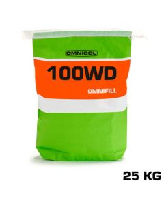 Omnicol Omnifill 100 WD Waterwerende en flexibele voegmortel 15 Kg.Zilver