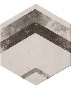 Cir Miami 1063706 Vloertegel 6-kant 24X27,7cm Esagonia Mix 10mm Mat R10