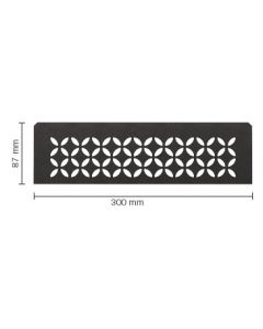 Schluter Shelf N Shelf 8,7X30cm FloralAlu.Struct.gec.donk.antraciet