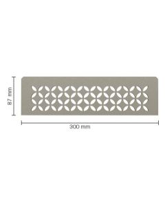 Schluter Shelf N Shelf 8,7X30cm FloralAlu.Struct.gecoat steengrijs