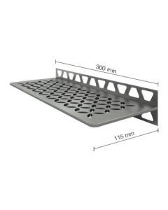 Schluter Shelf W Shelf 11,5X30cm FloralRVS geborsteld
