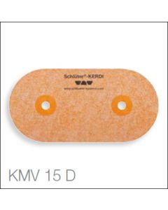 Schluter Kerdi KMV15D Manchet dubbel 15mmGeen kleur