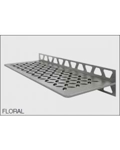 Schluter Shelf W Shelf 11,5X30cm FloralAlu.Struct.gecoat beige grijs