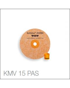 Schluter Kerdi KMV15PAS Manchet en dop 15mm Geen kleur