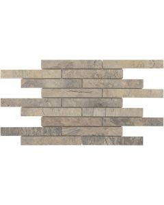 Baerwolf Rustic Stone KEG-20101 Vloertegel Mur.29,7X42,5cm Silver Lining 8mm Mat R10