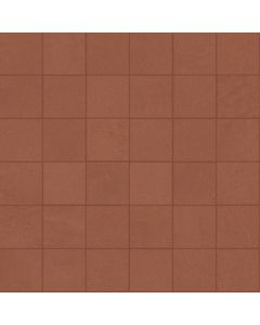 Marazzi Cementum MA9C Wandtegel Mozaiek.30X30cm Cotto 10mm Mat Moz.F:5X5cm