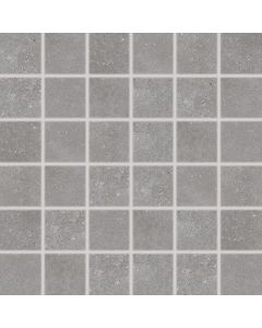 Rako Betonico DDM06791 Wandtegel Mozaiek.29,8X29,8cm Grey 10mm Mat Ret.F:4,8X4,8cm