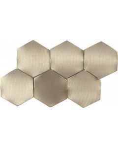 Dune Materia Mosaics 188527 Wandtegel Mozaiek.16,2X28cm Icon Gold 4mm Mat/glans