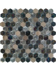 Dune Materia Mosaics 187117 Wandtegel Mozaiek.29X30cm Kassiani 8mm Mat/glans