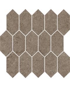 Cercom Archistone 1081966 Wandtegel Mozaiek.30X30cm Taupe 9,5mm Mat Moz.Zeskant