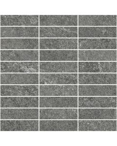 Italgraniti Origins OG06MB9 Wandtegel Mozaiek.30X30cm Dark 9mm Mat Ret.