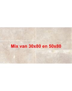 Kronos Carriere Du Kronos 8439 Vloertegel 2x 30X80cm,2x 50X80cm Vintag.Bruges Mat