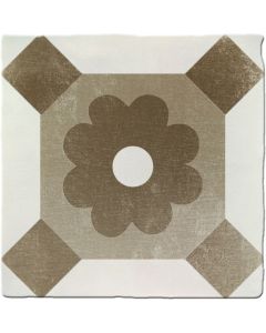 Oliva Tiles Cementum Bruin 13x13cm (Cementum Epson Umber Decor)