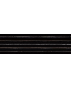 vtwonen Tegels Rib 401209 Wandtegel 13,4X45cm Azabache9mm Glans