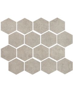 Cercom Residence 1087947 Wandtegel Mozaiek.25X30cm Grey 9,5mm Mat Ret.