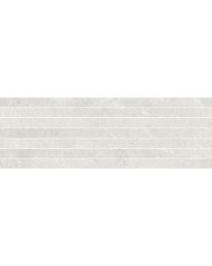 Metropol Isola 10021512 Wandtegel Mozaiek.29X90cm Blanco 9,8Mm Mat Ret.