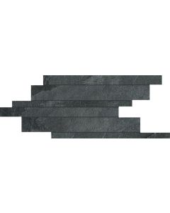 Florim Naturalstone 753117 Wandtegel Murettoetto 21X40cm Coal 9Mm Mat Ret.R10