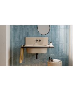 JOS. Panorama Wandtegel 4,8X45cm California LightBlue 9,5mm Glans