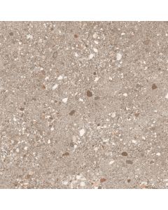 JOS. Horizon Ciottoli Tabac. Vloertegel 60X60cm Tabacco 8,2mm Mat Ret.R10