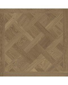 Marazzi Intrecci MEK4 Vloertegel 120X120cm Castagna 9,5mm Mat Ret.R10