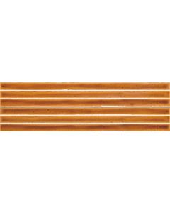 vtwonen Tegels Rib Wandtegel 13,4X45cm Mustartd Crackle 9mm Glans