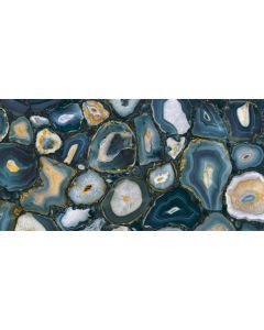 Douglas Jones Silensis Vloertegel Decor 60X120cm Indigo Gold 6mm Glans Ret.