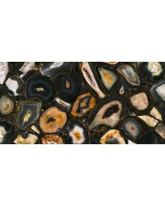 Douglas Jones Silensis Vloertegel Decor 60X120cm Black Gold 6mm Glans Ret.