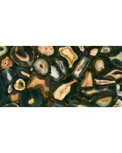 Douglas Jones Silensis Vloertegel Decor 60X120cm Viridian Gold 6mm Glans Ret.