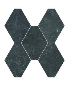 Castelvetro Absolute Nero Esagona 28,5X32cm Mat