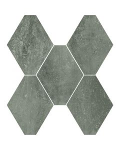 Castelvetro Absolute Titanio Esagona 28,5X32cm Mat