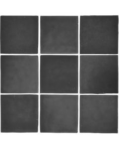 Michel Oprey Zellige Black Gloss 10x10x1 cm