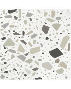 Quintessenza Confetti Bianco Beige 18,6x18,6cm Vloertegel (CNF103M)