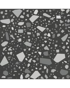Quintessenza Confetti Bianco Grigio 18,6x18,6cm Vloertegel (CNF106M)