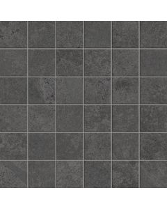 Atlas Concorde Solution Impact Graphite mozaiek 5x5 op net van 30x30