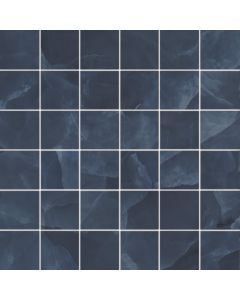 Energieker Onyx ek Blue mozaiek pulido 5x5 op net van 30x30